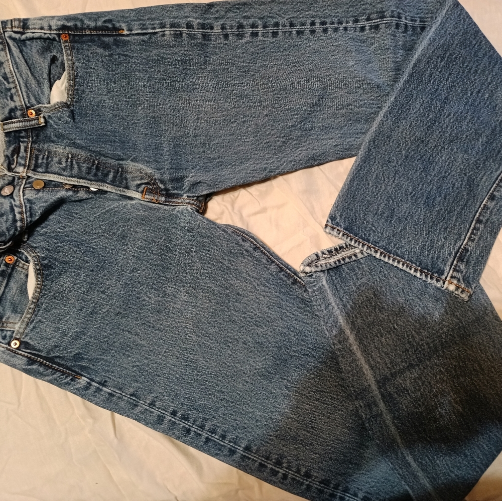 501 Levi worn